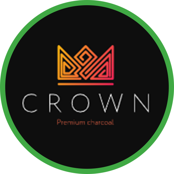 Кокосовый уголь "Crown" (25 мм,12 кубиков)